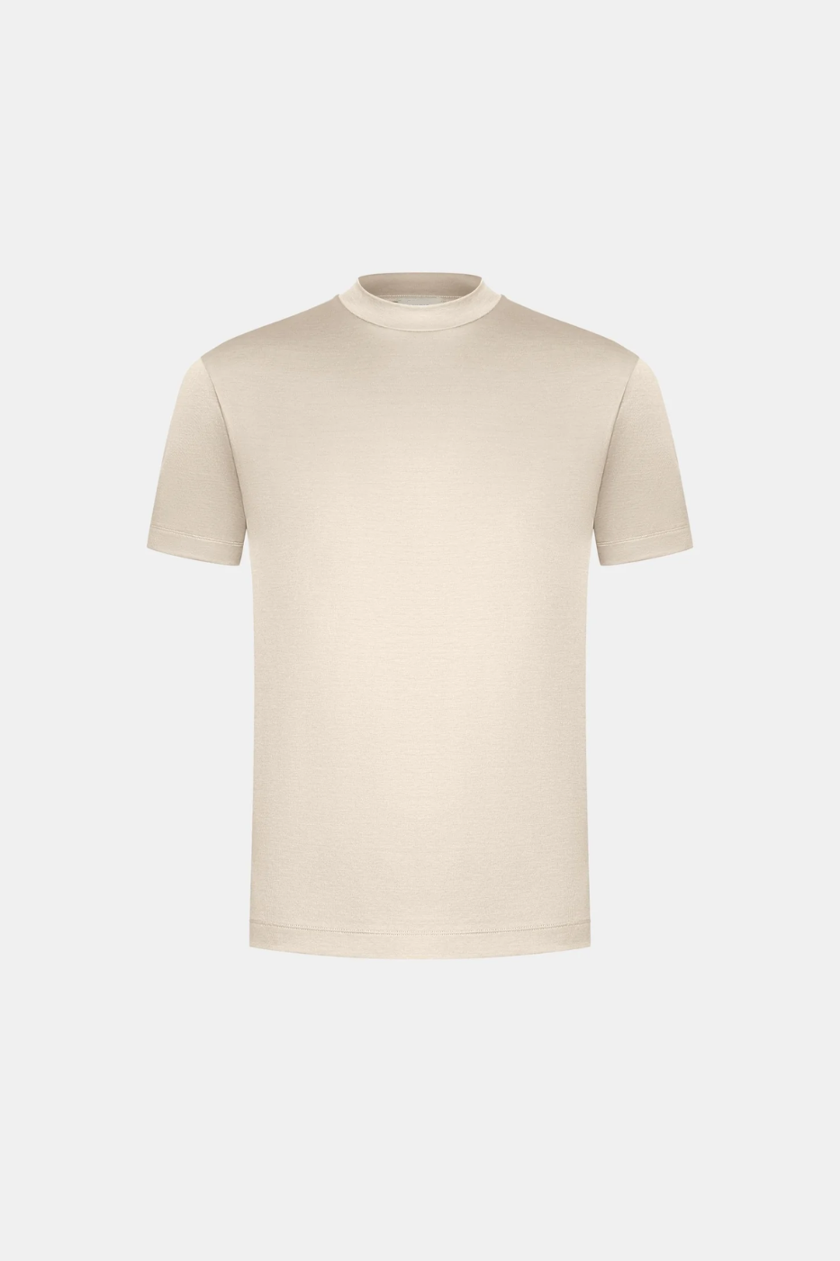 Shiny T-shirt Beige