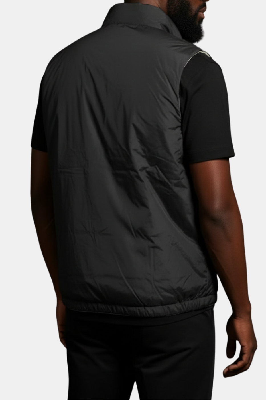 Black/Grey double-faced bodywarmer