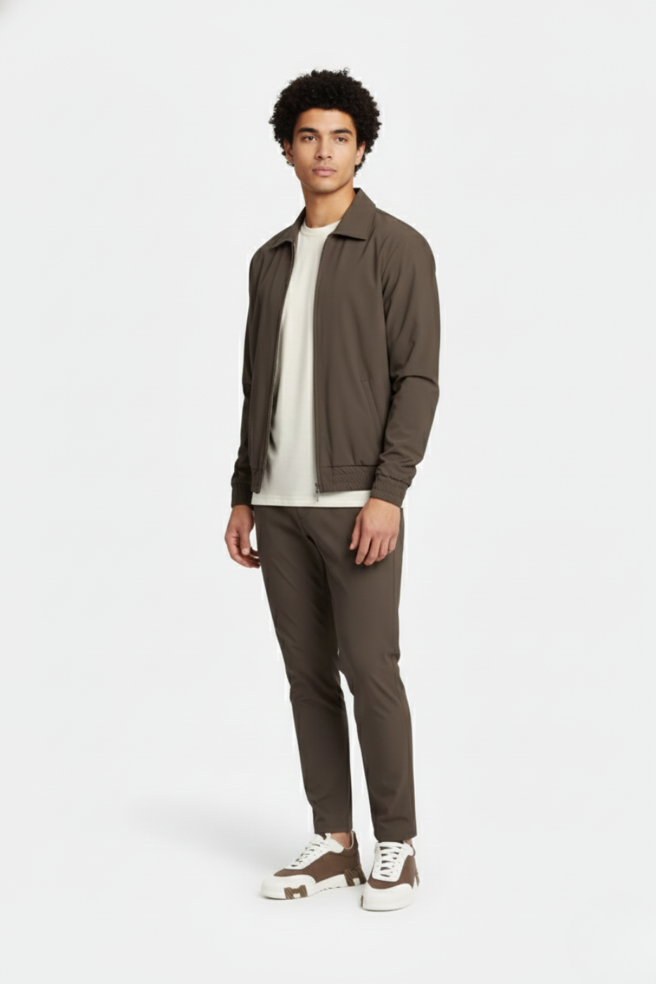 OYSTER TECH SUIT MOCCA BROWN