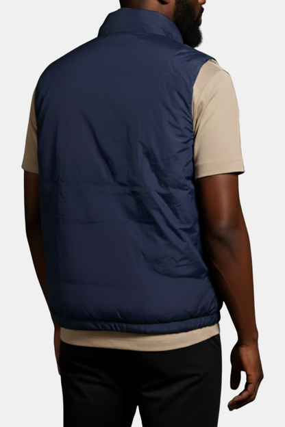 Navy/Shadow double-faced bodywarmer