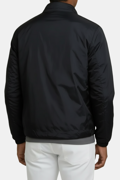 Noir/Grey double-faced jacket