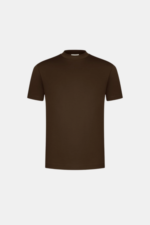 Shiny T-shirt Brown