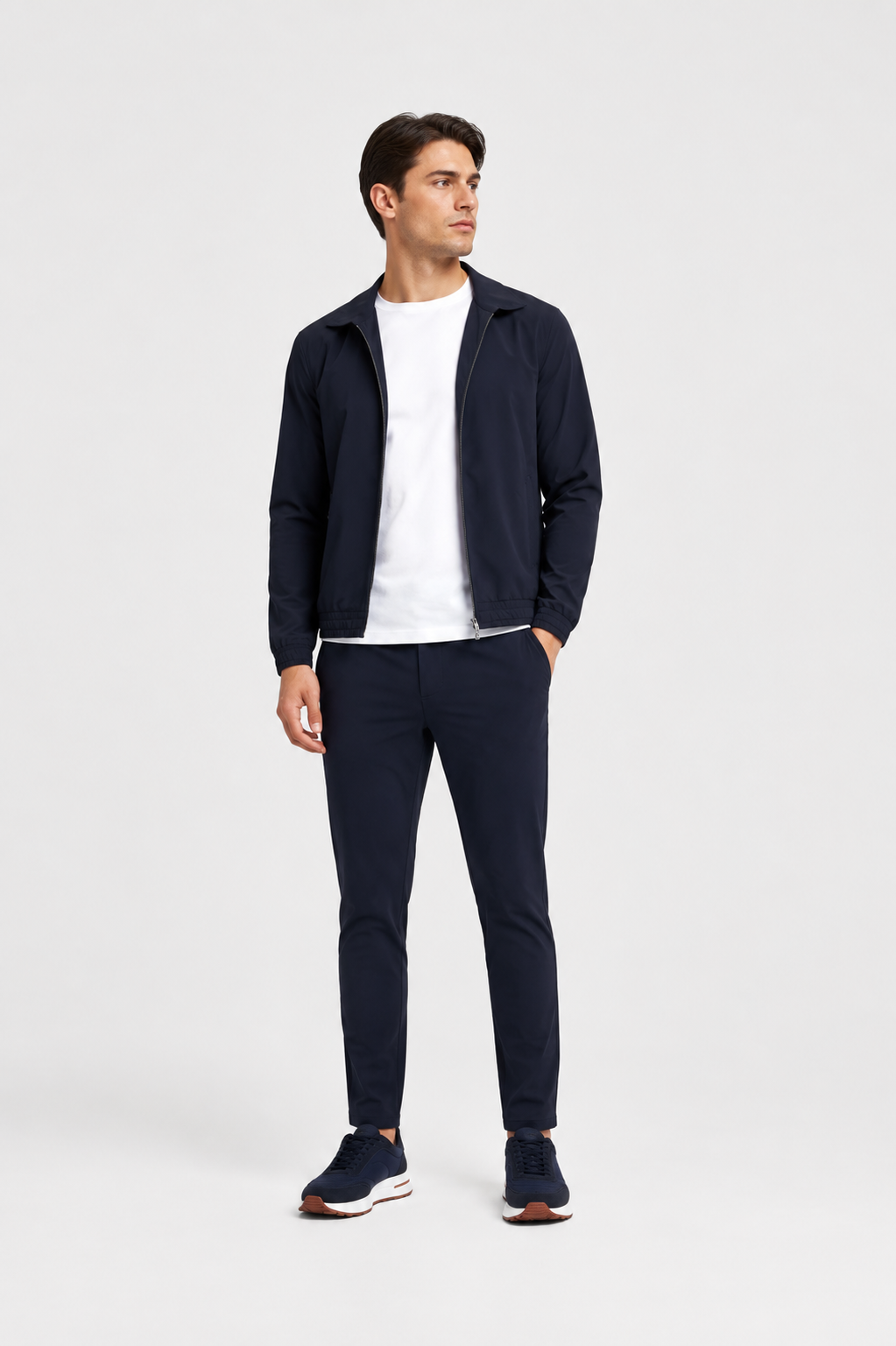 OYSTER TECH SUIT NAVY BLUE