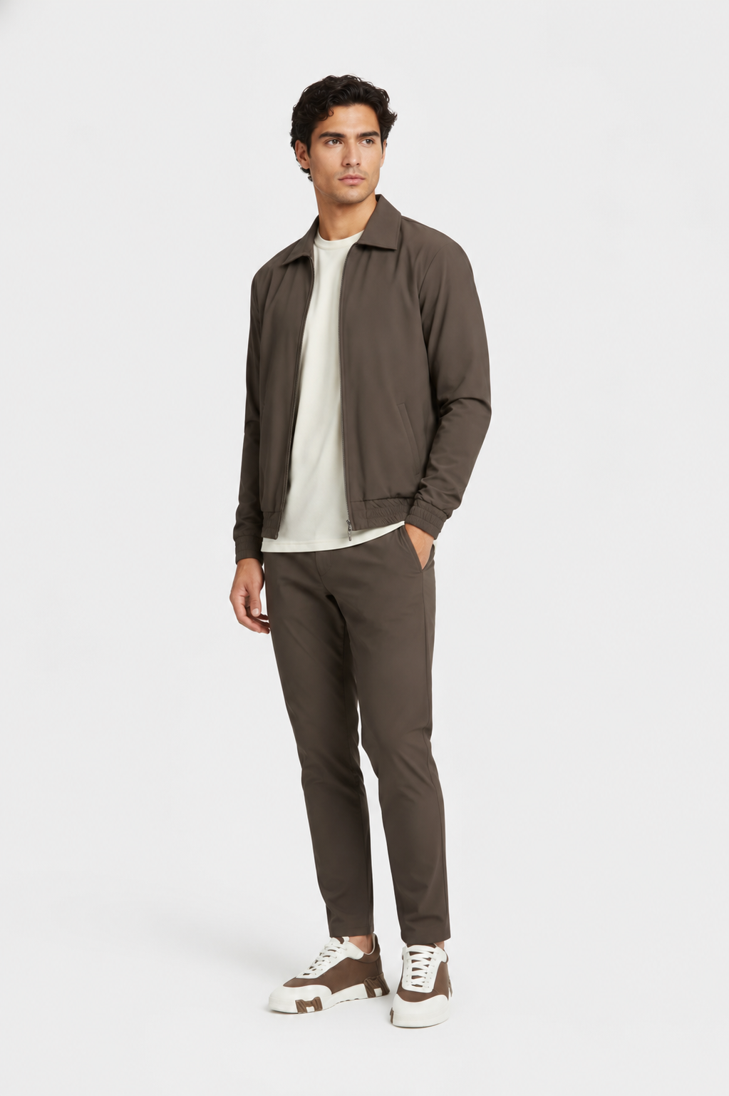 OYSTER TECH SUIT MOCCA BROWN